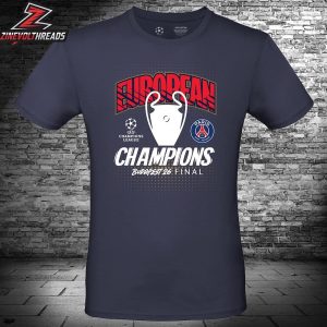 Paris Saint-Germain PSG European Champions 2026 UEFA Champions League Unisex T-Shirt