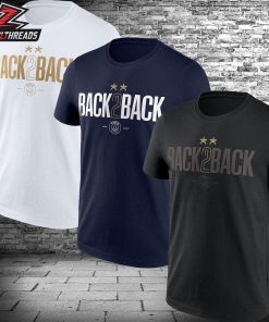 Paris Saint-Germain PSG Winner Back to Back 2 Star Graphic Tee 2026 UEFA Champions League Unisex T-Shirt