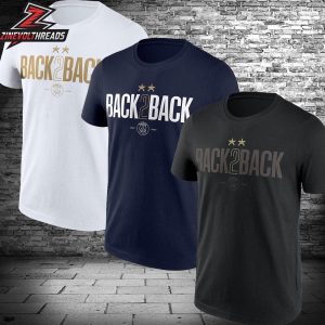 Paris Saint-Germain PSG Winner Back to Back 2 Star Graphic Tee 2026 UEFA Champions League Unisex T-Shirt