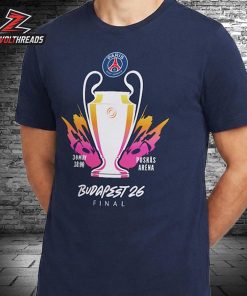 Paris Saint-Germain UCL Finalist Budapest 2026 At Puskas Arena On May 30th Unisex T-Shirt