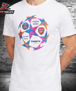 Paris Saint-Germain Versus Arsenal UCL Finalist Budapest 2026 Starball Tee At Puskas Arena On May 30th Unisex T-Shirt