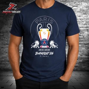Paris Saint-Germain Versus Arsenal Budapest 26 UCL Final At Puskas Arena On May 30th Unisex T-Shirt