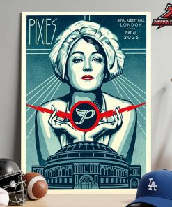Pixies 2026 Tour Venue Artwork Poster At Royal Albert Hall On May 28th Home Decor Poster Canvas