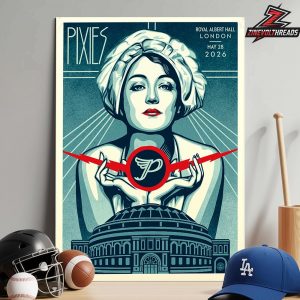 Pixies 2026 Tour Venue Artwork Poster At Royal Albert Hall On May 28th Home Decor Poster Canvas