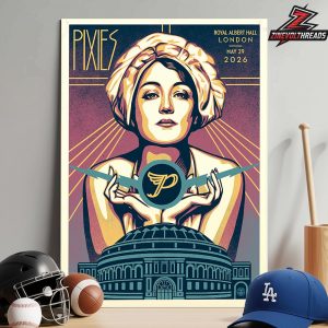 Pixies 2026 Tour Venue Artwork Poster At Royal Albert Hall On May 29th Home Decor Poster Canvas