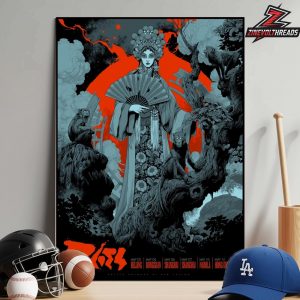 Pixies P40 Asia Tour Merch 2026 Artwork Tour Poster By Ken Taylor Home Decor Poster Canvas