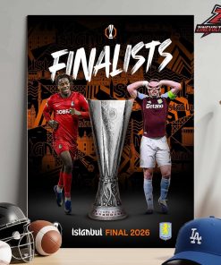 SC Freiburg Versus Aston Villa 2026 UEFA Europa League Final On May 20th Home Decor Poster Canvas