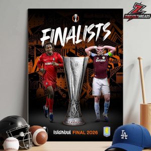 SC Freiburg Versus Aston Villa 2026 UEFA Europa League Final On May 20th Home Decor Poster Canvas