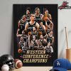 San Antonio Spurs 2025-26 NBA Western Conference Champions Home Decor Poster Canvas San Antonio Spurs 2025-26 NBA Western Conference Champions Home Decor Poster Canvas