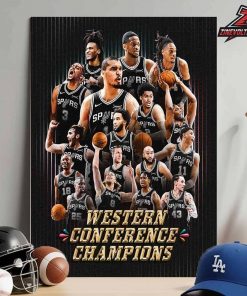 San Antonio Spurs Are The 2026 NBA Western Conference Champions Home Decor Poster Canvas