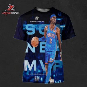 Shai Gilgeous-Alexander Is 2025-2026 Kia NBA Most Valuabale Player All Over Print Shirt