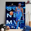 Shai Gilgeous-Alexander Is The Kia NBA MVP For The Second-Consecutive Season Home Decor Poster Canvas Shai Gilgeous-Alexander Is The Kia NBA MVP For The Second-Consecutive Season Home Decor Poster Canvas