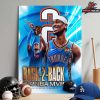Shai Gilgeous-Alexander Is 2025-2026 Kia NBA Most Valuabale Player Home Decor Poster Canvas