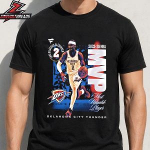 Shai Gilgeous-Alexander Oklahoma City Thunder 2025-26 NBA MVP Legacy Unisex T-Shirt