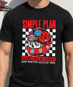 Simple Plan Celebrate Performance At The F1 GP Canada Montreal On May 22nd 2026 Unisex T-Shirt