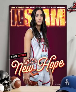 Sonia Citron Washington Mystics On The WSlam 262 Magazine Cover D.C’s New Hope Home Decor Poster Canvas