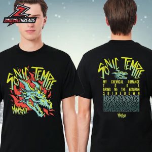 Sonic Temple 2026 Dragon Thorn Youth Tee Merchandise Limited Two Sided Unisex T-Shirt