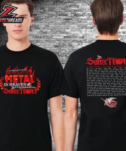 Sonic Temple 2026 Metal Heaven Tee Merchandise Limited Two Sided Unisex T-Shirt
