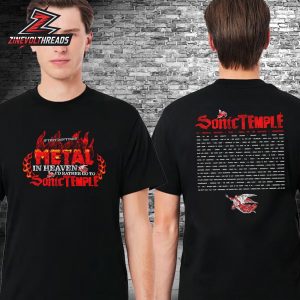 Sonic Temple 2026 Metal Heaven Tee Merchandise Limited Two Sided Unisex T-Shirt