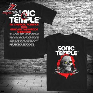 Sonic Temple 2026 The Ripper Tee Merchandise Limited Two Sided Unisex T-Shirt