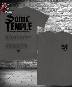 Sonic Temple 2026 Tonal Tee Merchandise Limited Two Sided Unisex T-Shirt