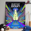 System Of A Down Official Venue Poster CDMX Pop Up Merch At Estadio GNP Seguros Mexico On May 28th 2026 Home Decor Poster Canvas