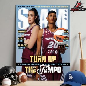 Toronto Tempo Marina Mabrey And Brittney Sykes On Slam 262 Magazine Cover Turn Up The Tempo Home Decor Poster Canvas