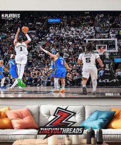 Victor Wembanyama Halftime Buzzer Beater Half Court Shot At Game 4 Against OKC Thunder NBA Season 2025-26 Western Conference Final Home Decor Poster Canvas