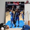 Victor Wembanyama Posterized Dunk On Shai Gilgeous Alexander And Chet Holmgren Epic Photo NBA Western Conference Final 2026 Home Decor Poster Canvas
