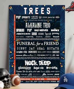 2000 Trees Festival 2026 Official Line Up Poster At Cheltenham On July 8th-11th 2026 Home Decor Poster Canvas