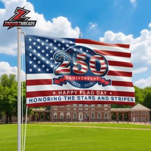 250th Anniversary American Independence Day Happy Flag Day Honoring The Stars And Stripes Double Sided Garden House Flag