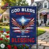 250 Years Of Blessing American Eagle Independence Day 1776-2026 Patriotic US Grommet Flag 250 Years Of Blessing American Eagle Independence Day 1776-2026 Patriotic US Grommet Flag
