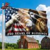 America 250th Anniversary Veteran Courage Still Standing For The Flag Double Sided Garden House Flag America 250th Anniversary Veteran Courage Still Standing For The Flag Double Sided Garden House Flag