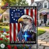 America 250th Anniversary God Bless America Eagle Cross Freedom Double Sided Garden House Flag