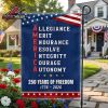 America 250th Anniversary God Bless America Eagle Cross Freedom Double Sided Garden House Flag America 250th Anniversary God Bless America Eagle Cross Freedom Double Sided Garden House Flag