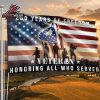 America 250th Anniversary Bald Eagle Freedom And We The People Double Sided Garden House Flag America 250th Anniversary Bald Eagle Freedom And We The People Double Sided Garden House Flag