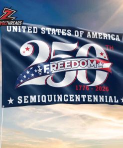 America 250th Anniversary Semiquincentennial Freedom 1776 2026 Double Sided Garden House Flag