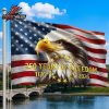 America 250th Anniversary USA Eagle Betsy Ross Freedom Double Sided Garden House Flag