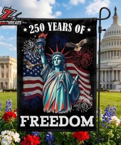 America 250th Anniversary Statue Of Liberty Freedom Independence Day Double Sided Garden House Flag