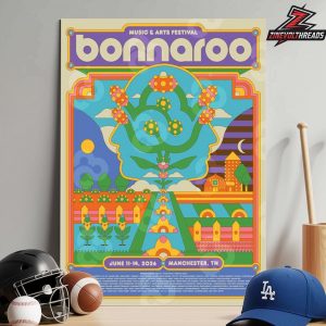 Bonnaroo Festival 2026 2026 Bonnaroo Commemorative Poster Merch Limited Home Decor Poster Canvas