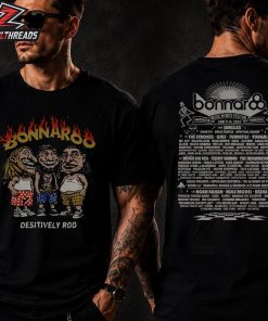 Bonnaroo Festival 2026 Bobble Head Lineup Tee Desitively Roo Two Sided Unisex T-Shirt