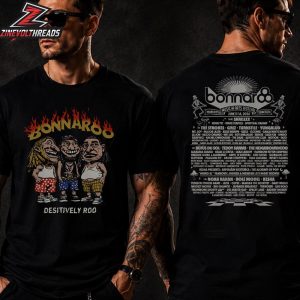 Bonnaroo Festival 2026 Bobble Head Lineup Tee Desitively Roo Two Sided Unisex T-Shirt