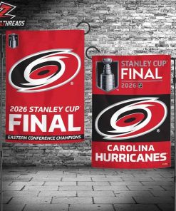Carolina Hurricanes 2026 NHL Eastern Conference Champions Double-Sided Garden House Flag
