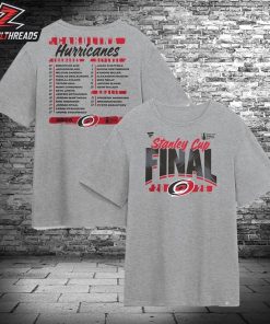 Carolina Hurricanes 2026 Stanley Cup Final Roster Two Sided Unisex T-Shirt