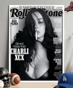Charli XCX On The Rolling Stone Magazine Cover Issue On July-August 2026 Home Decor Poster Canvas