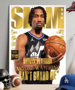 Darryn Peterson 2nd Pick 2026 Of Utah Jazz On Gold Metal Slam 263 Magazine Cover Anyone Watching Can’t Guard Me Home Decor Poster Canvas