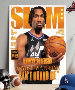 Darryn Peterson 2nd Pick 2026 Of Utah Jazz On Orange Metal Slam 263 Magazine Cover Anyone Watching Can’t Guard Me Home Decor Poster Canvas