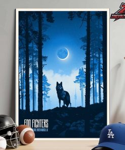 Foo Fighters Artwork Venue Poster At Allianz Arena Munich DE On June 17th 2026 Home Decor Poster Canvas