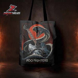Foo Fighters Event Poster At Unity Arena Oslo On June 10th 2026 Tote Bag