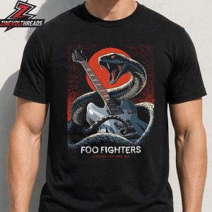 Foo Fighters Event Poster At Unity Arena Oslo On June 10th 2026 Unisex T-Shirt